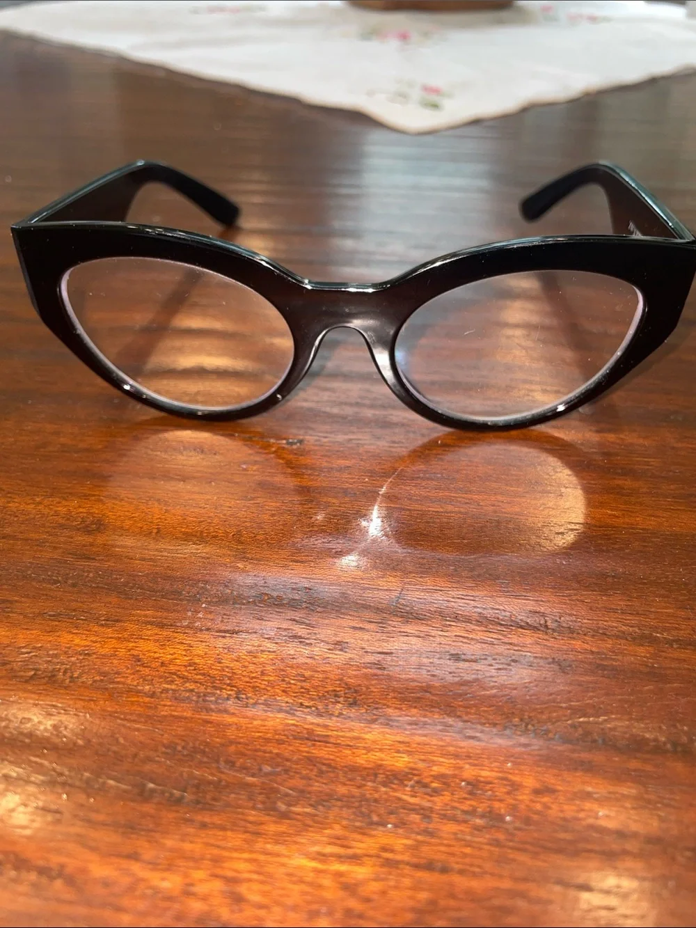 Black Cat-Eye Prescription Glasses